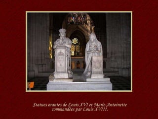 Statues orantes de Louis XVI et Marie-Antoinette commandées par Louis XVIII. 