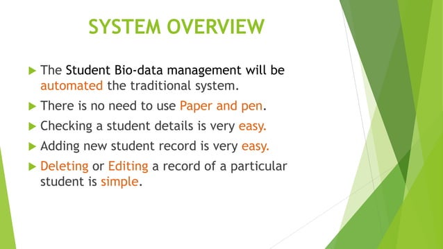student database management system | PPTX