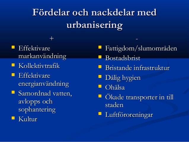 Bildresultat för urbanisering