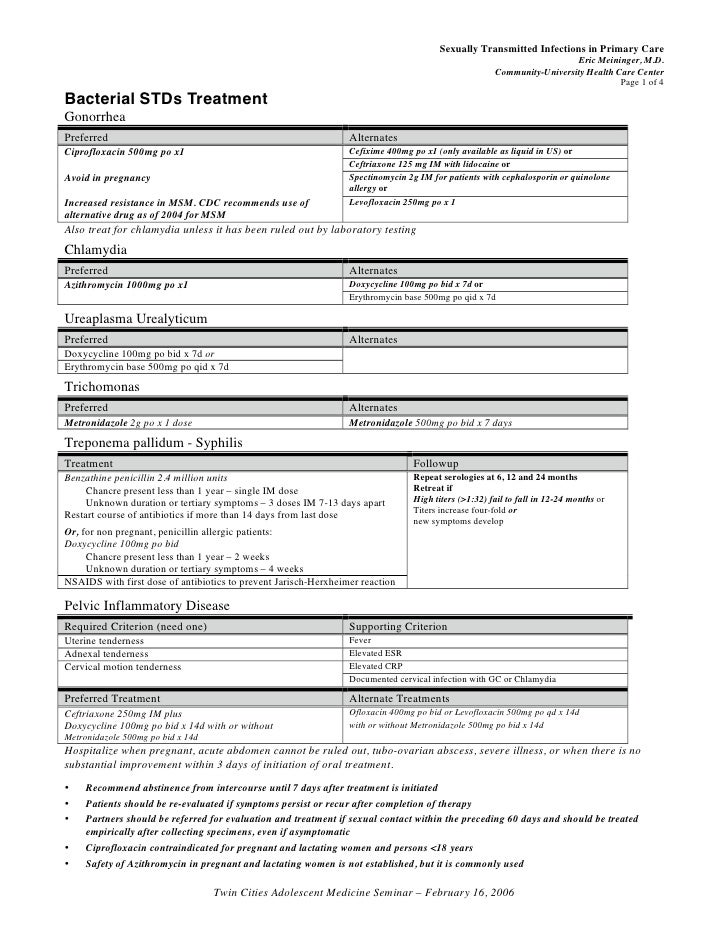 Std Handout