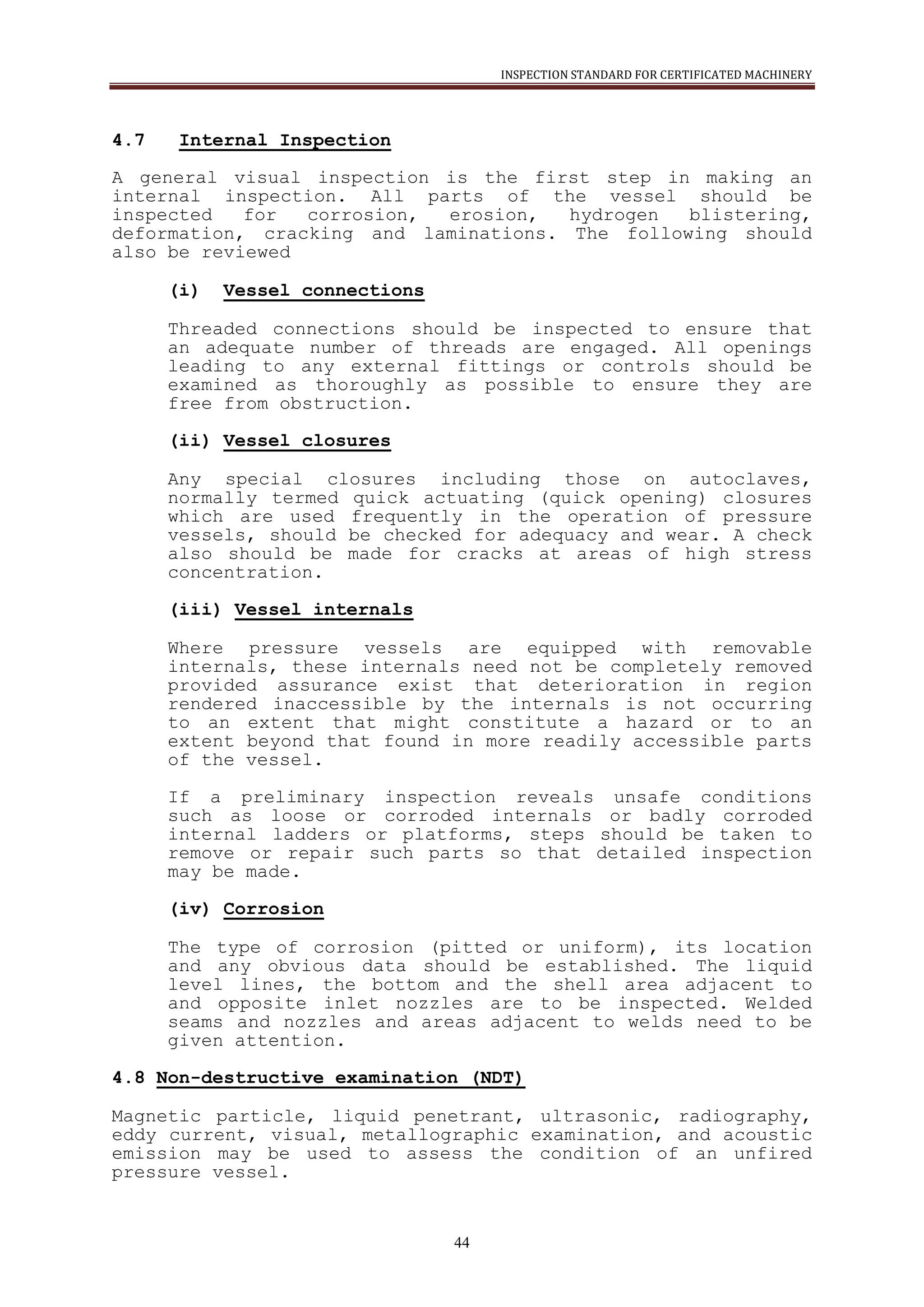 Standard Inspection Method Standard Inspection Method | PDF
