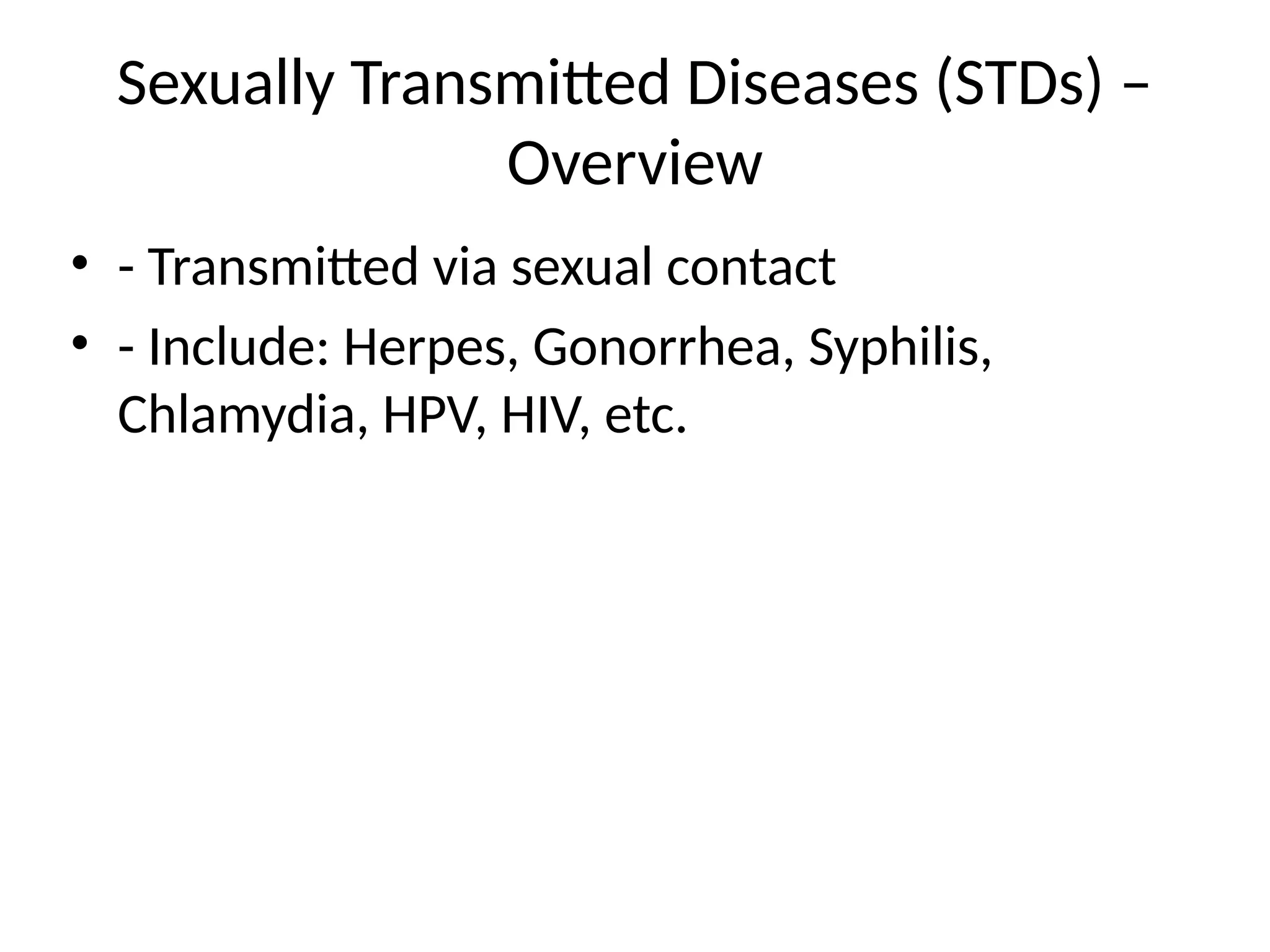 Sexually transmitted diseases (genital herpes) | PPTX