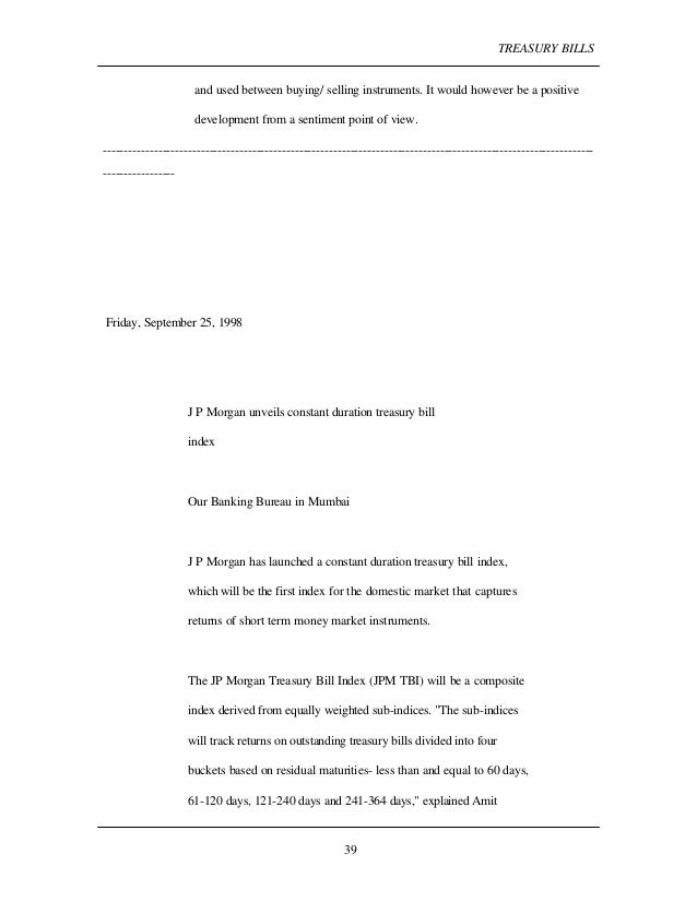 Treasury Bills