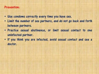 Sexually Transmitted Diseases