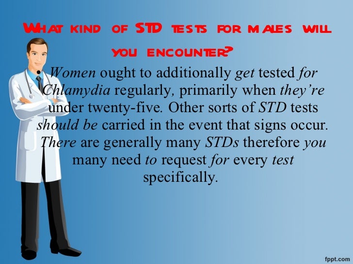 STD test for men