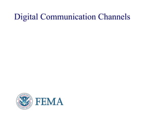 Digital Communication Channels
 