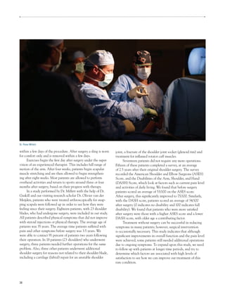 Snapping Scapula Syndrome | Medial Knee Reconstruction | Hip ...