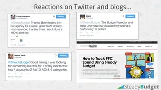 Reactions on Twitter and blogs...
 