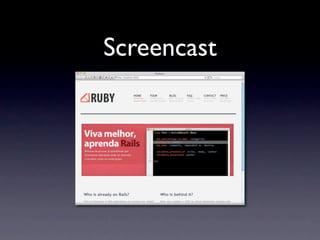 Screencast
 