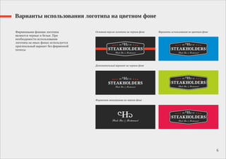 Варианты использования логотипа на цветном фоне
Фирменными фономи логотипа
являются черные и белые. При
необходимости использования
логотипа на иных фонах используется
оригинальный вариант без фирменной
полосы
Основная версия логотипа на черном фоне
Дополнительный вариант на черном фоне
Фирменная монограмма на черном фоне
6
Варианты использования на цветном фоне
 
