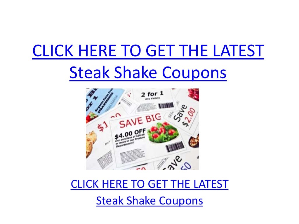 Steak Shake Coupons Printable Steak Shake Coupons