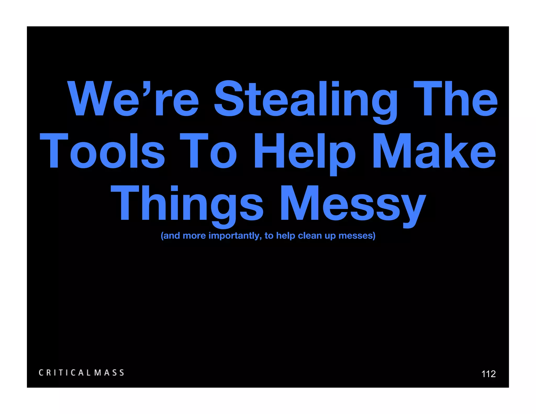 Stealing From The Information Architects