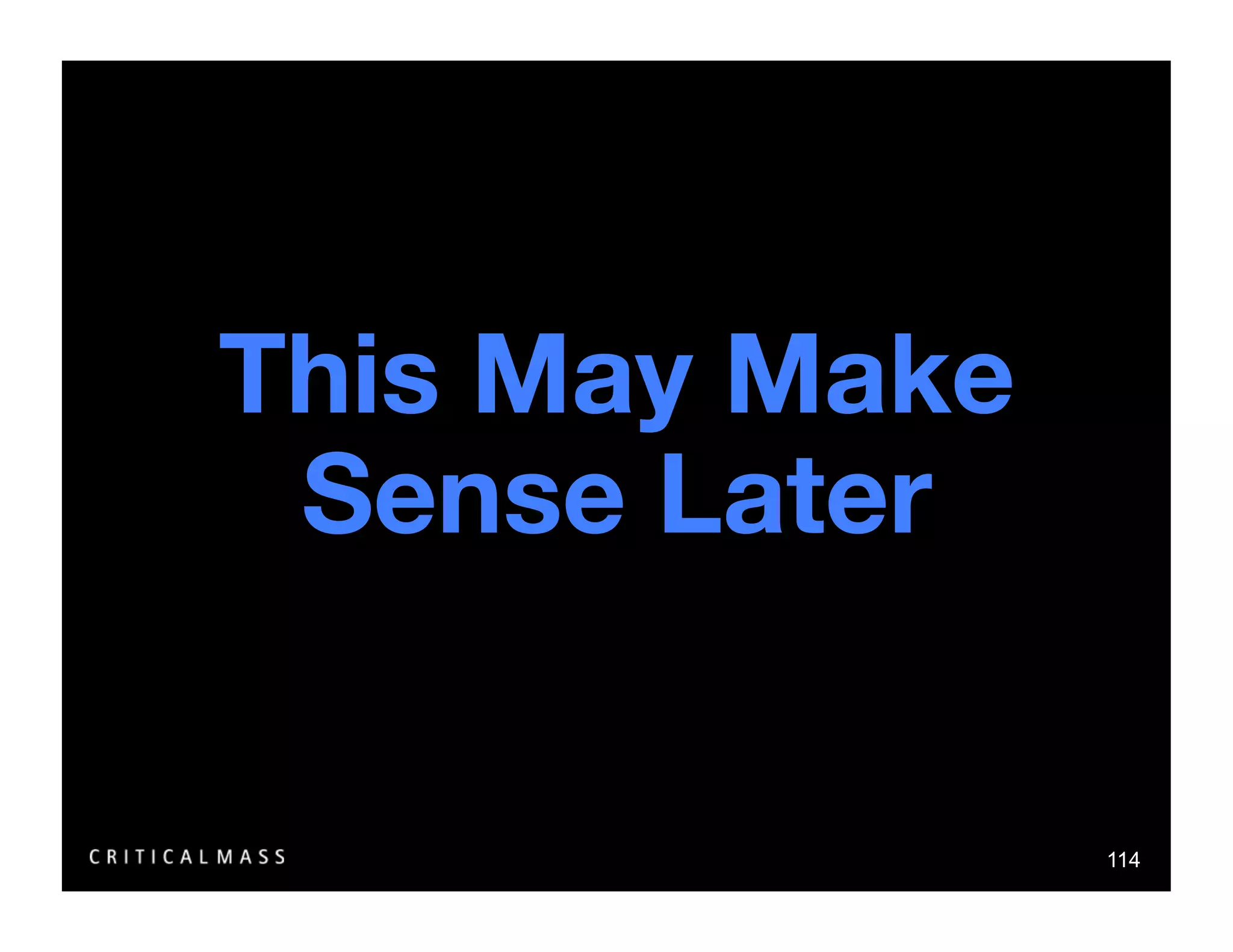 Stealing From The Information Architects