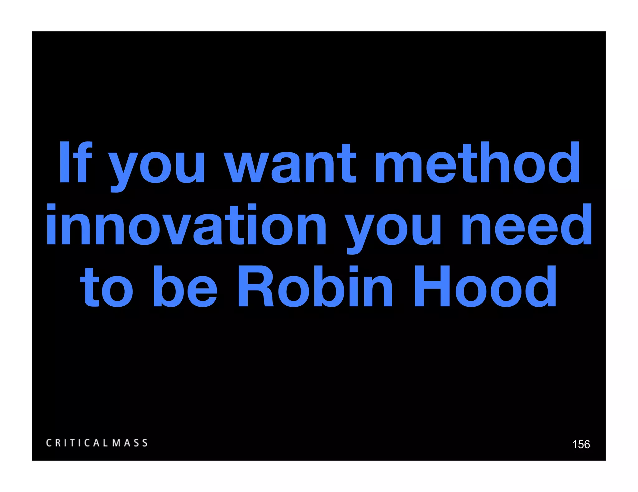 Stealing From The Information Architects