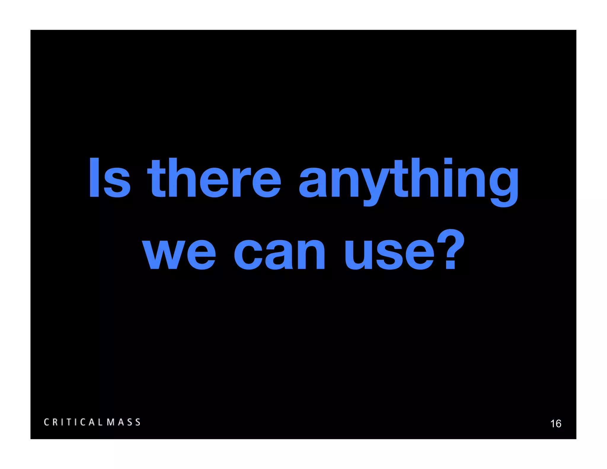 Stealing From The Information Architects