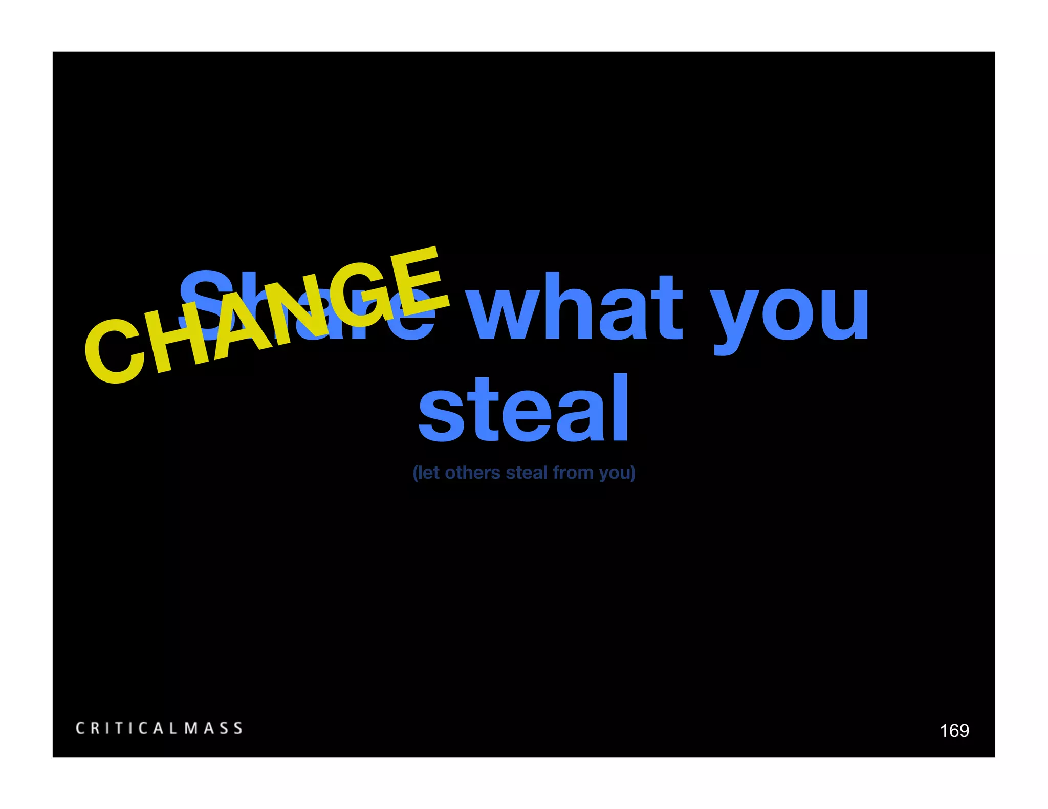 Stealing From The Information Architects