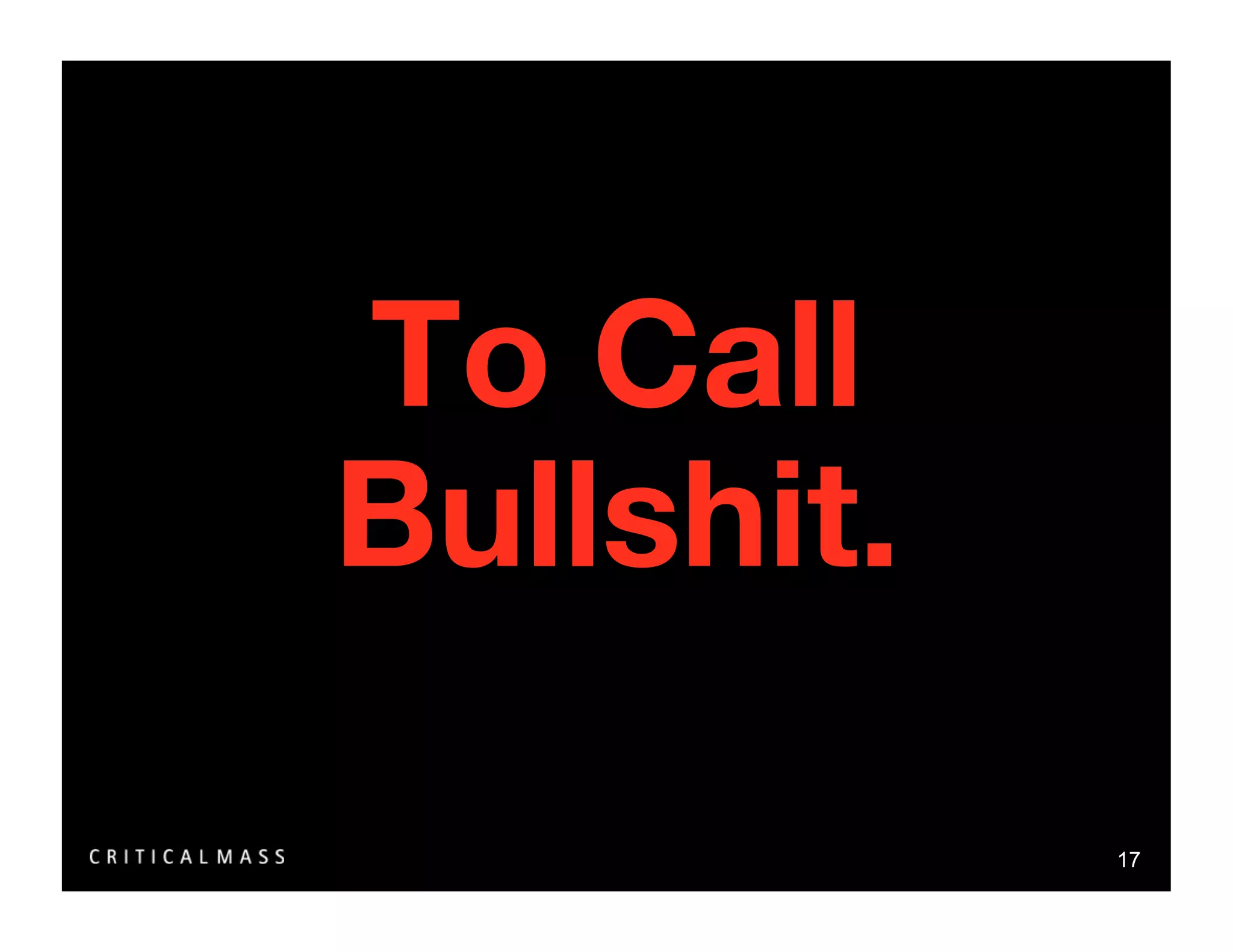 Stealing From The Information Architects