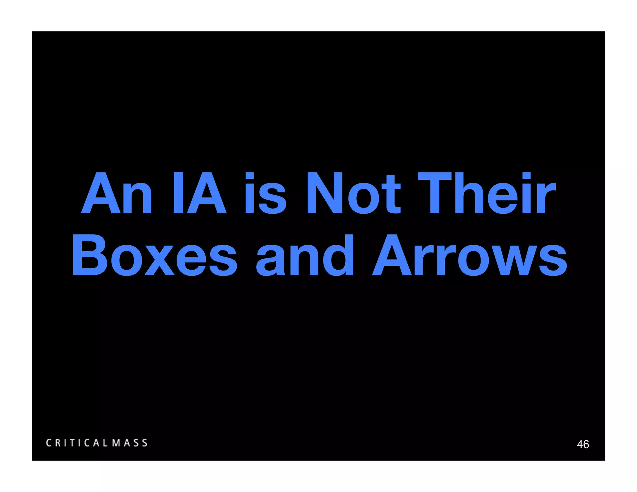 Stealing From The Information Architects