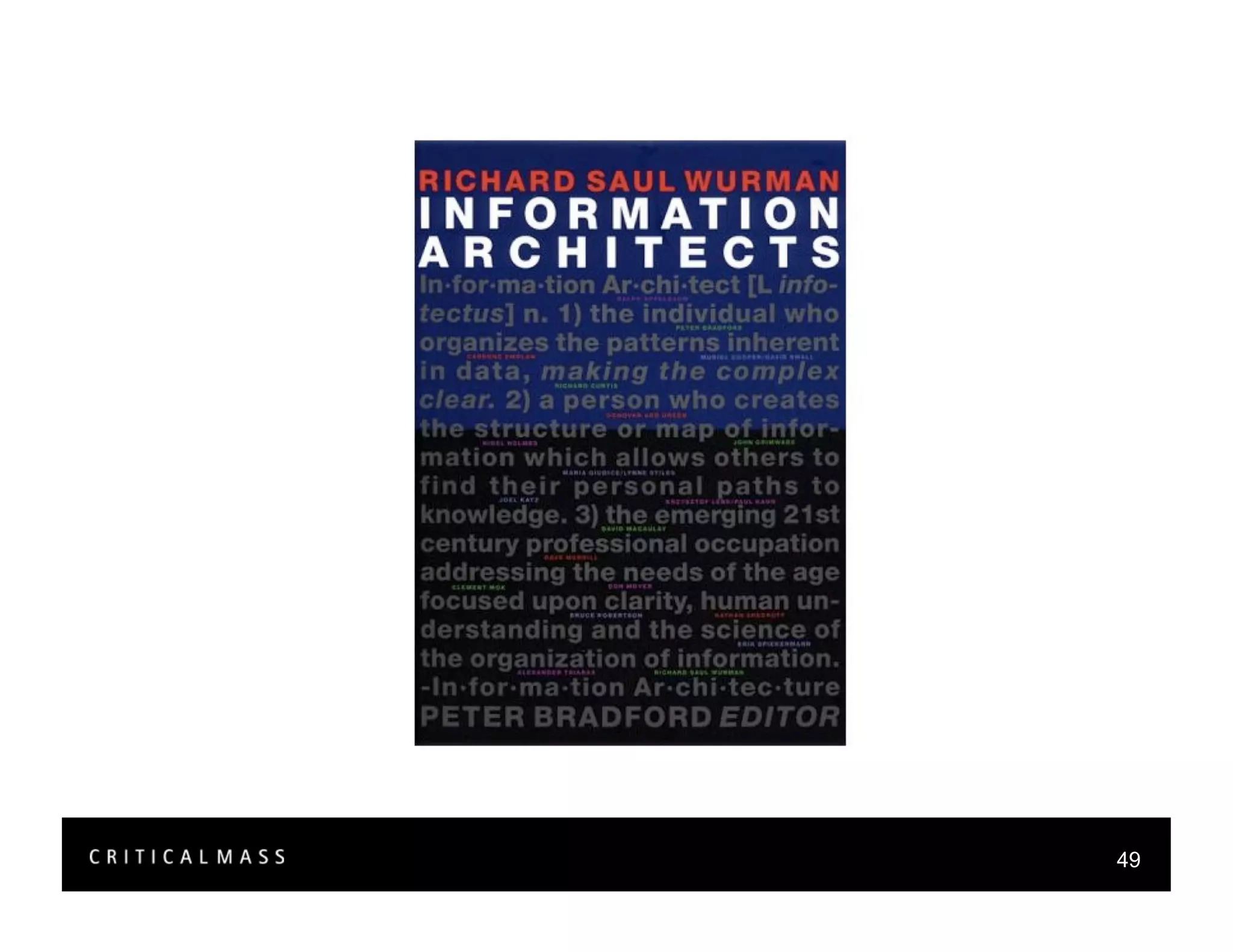 Stealing From The Information Architects