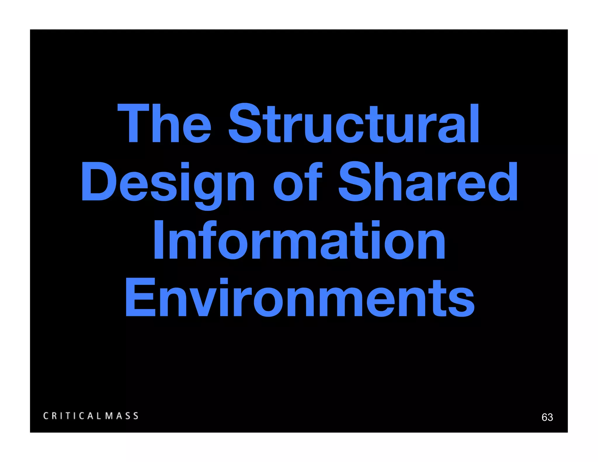 Stealing From The Information Architects