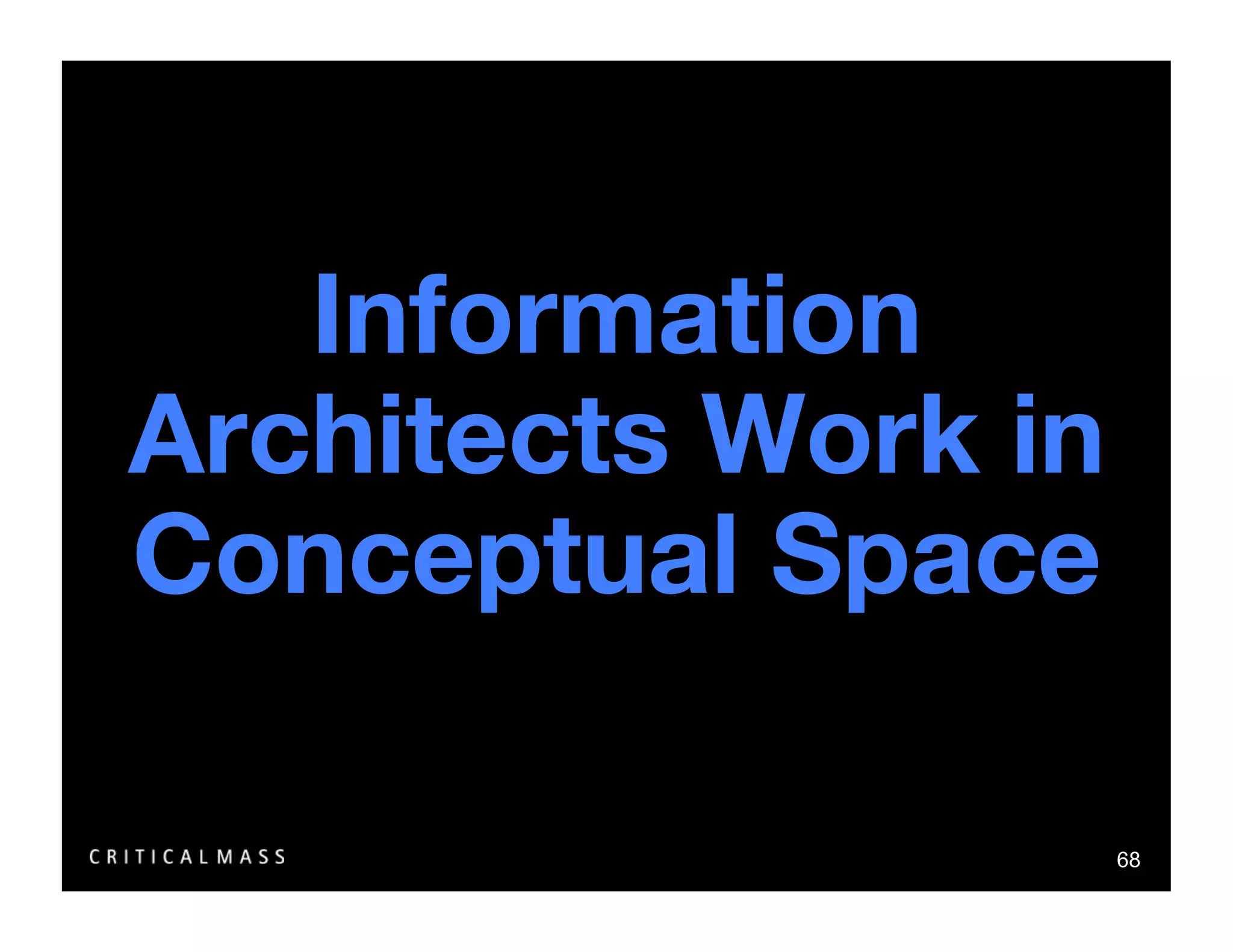 Stealing From The Information Architects