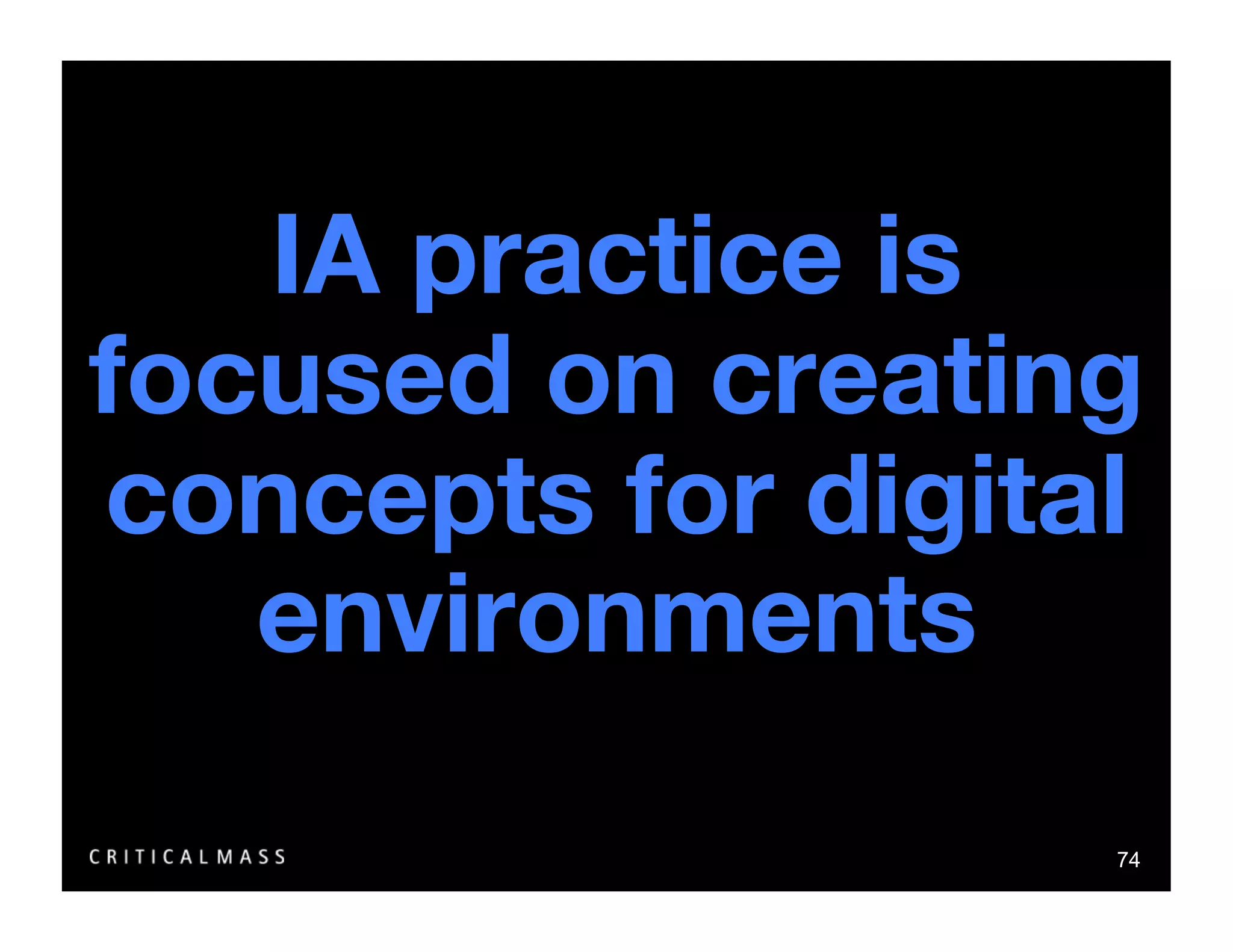 Stealing From The Information Architects