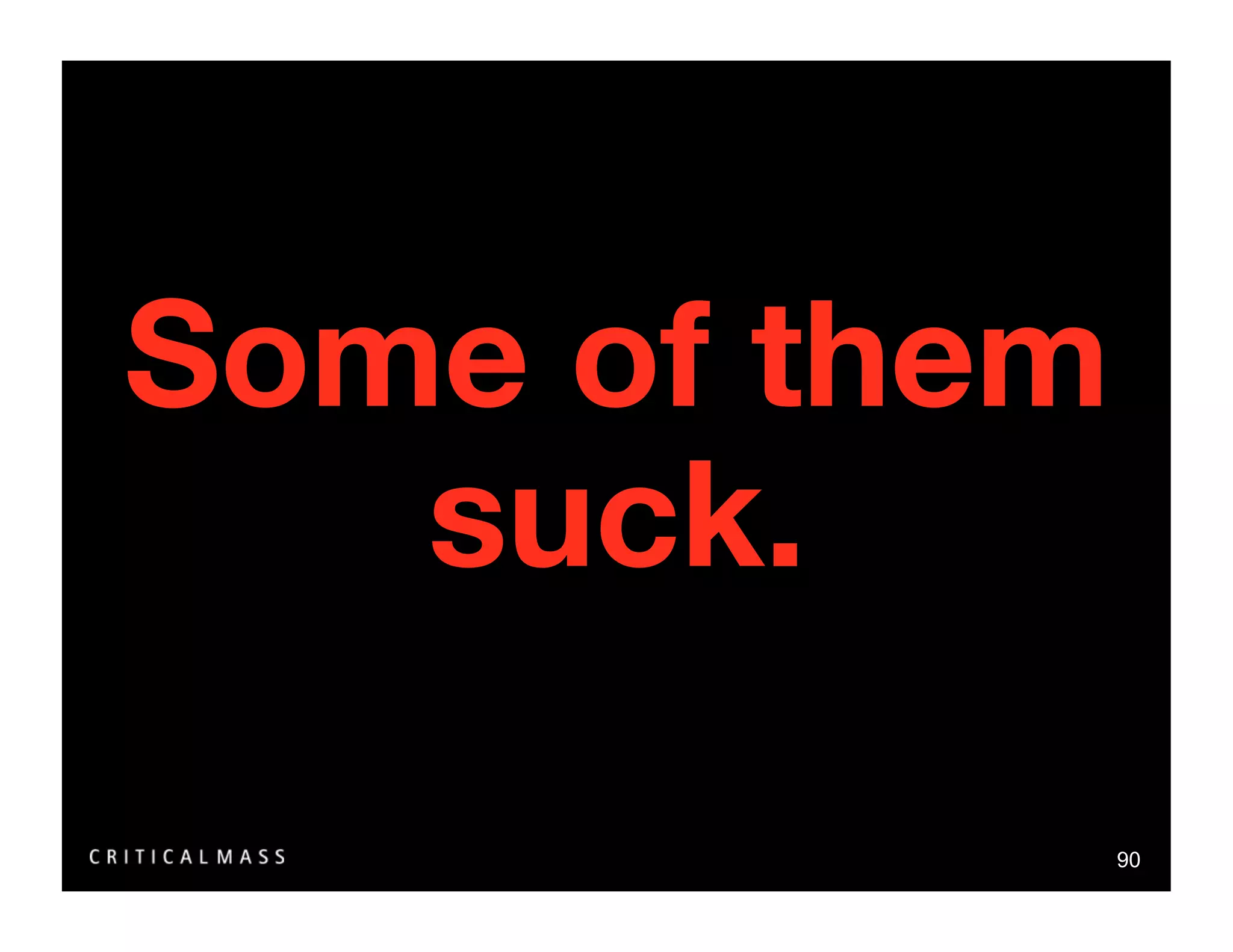 Stealing From The Information Architects