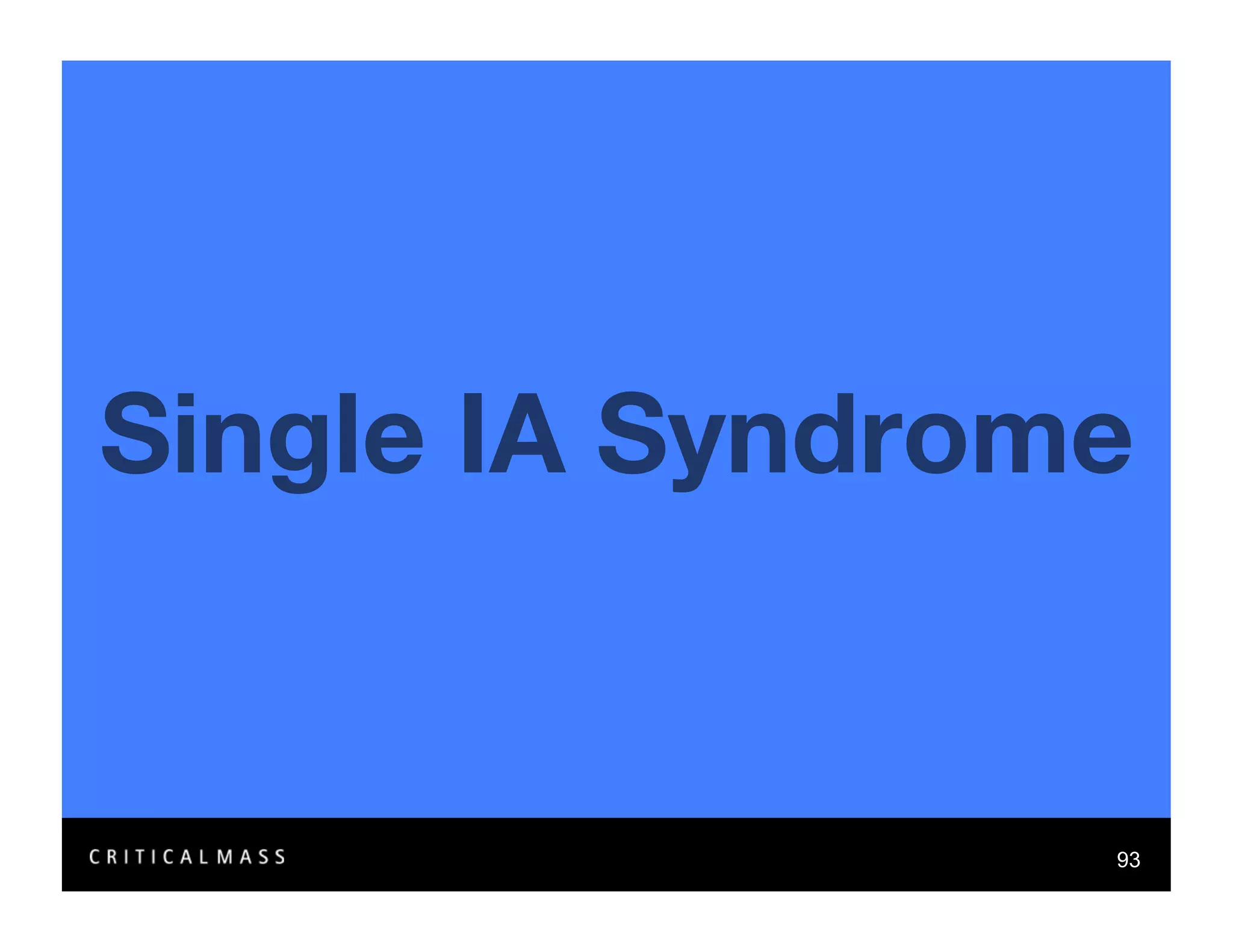 Stealing From The Information Architects