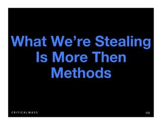 Stealing From The Information Architects