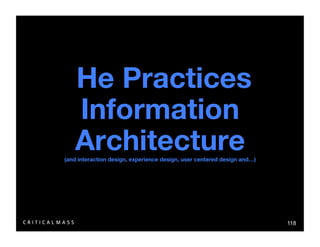 Stealing From The Information Architects