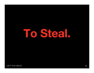 Stealing From The Information Architects