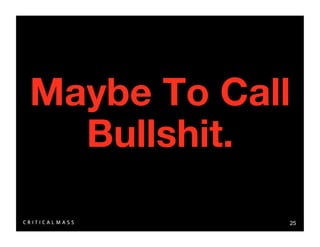 Stealing From The Information Architects