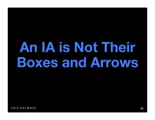 Stealing From The Information Architects