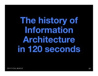 Stealing From The Information Architects