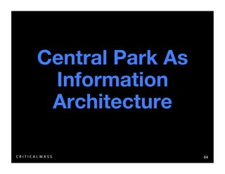 Stealing From The Information Architects