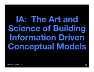 Stealing From The Information Architects