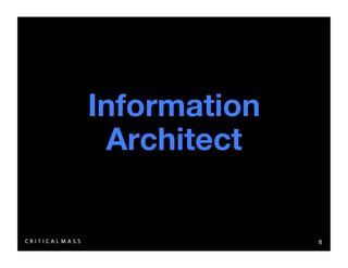 Stealing From The Information Architects