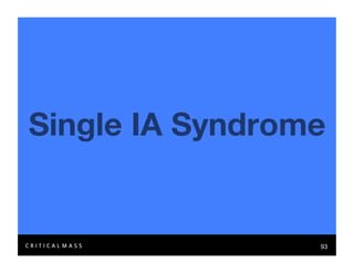 Stealing From The Information Architects