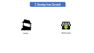 Hacker Market place
2. Develop from Scratch
 