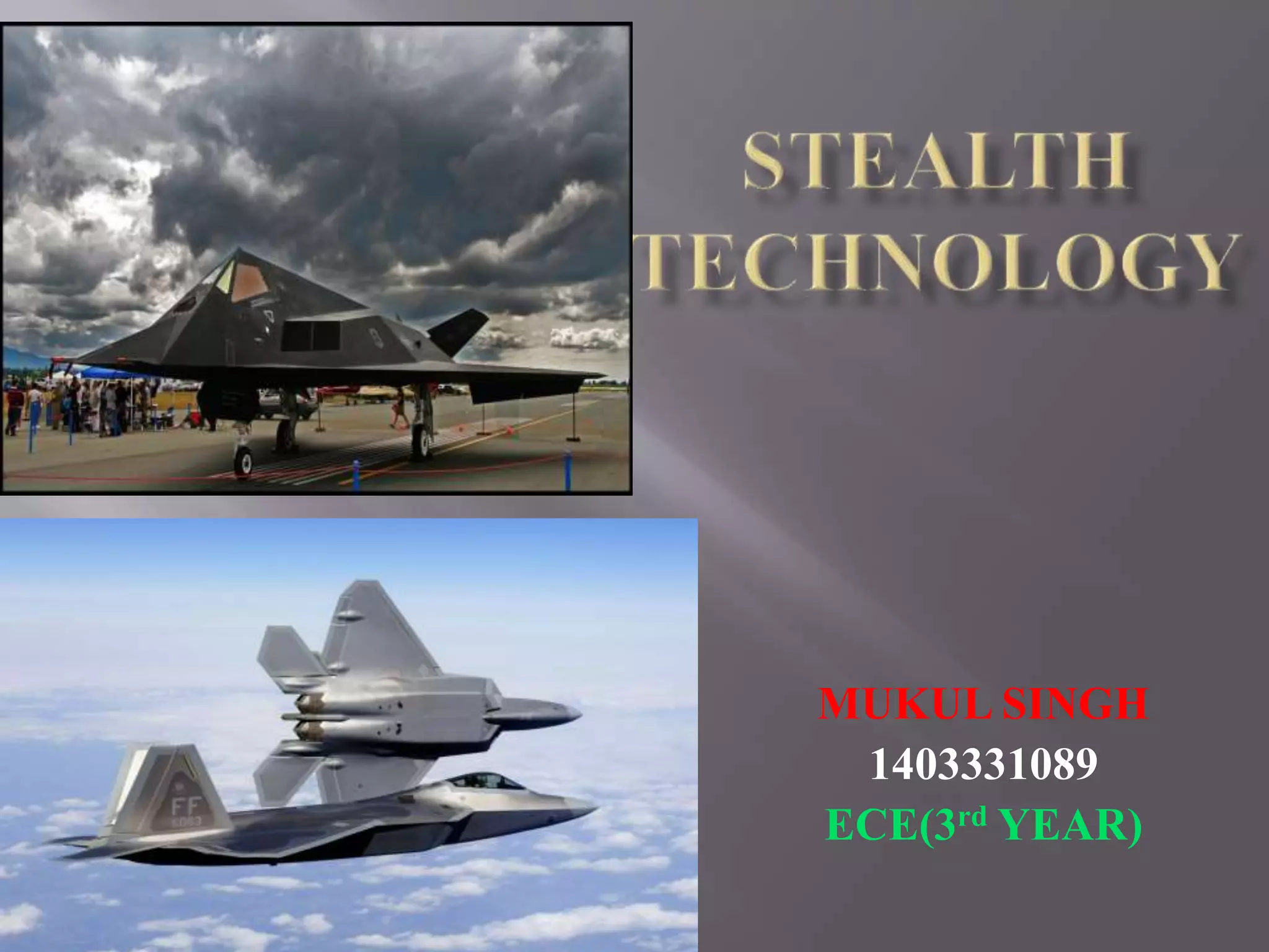 Stealth technology | PPTX