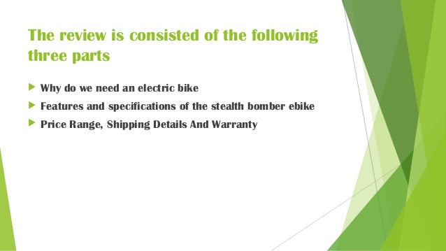 stealth electric bike review