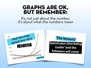 GRAPHS ARE OK,
  BUT REMEMBER:
   It’s not just about the number,
it’s about what the numbers mean
 