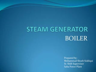 Steam generator-part-1