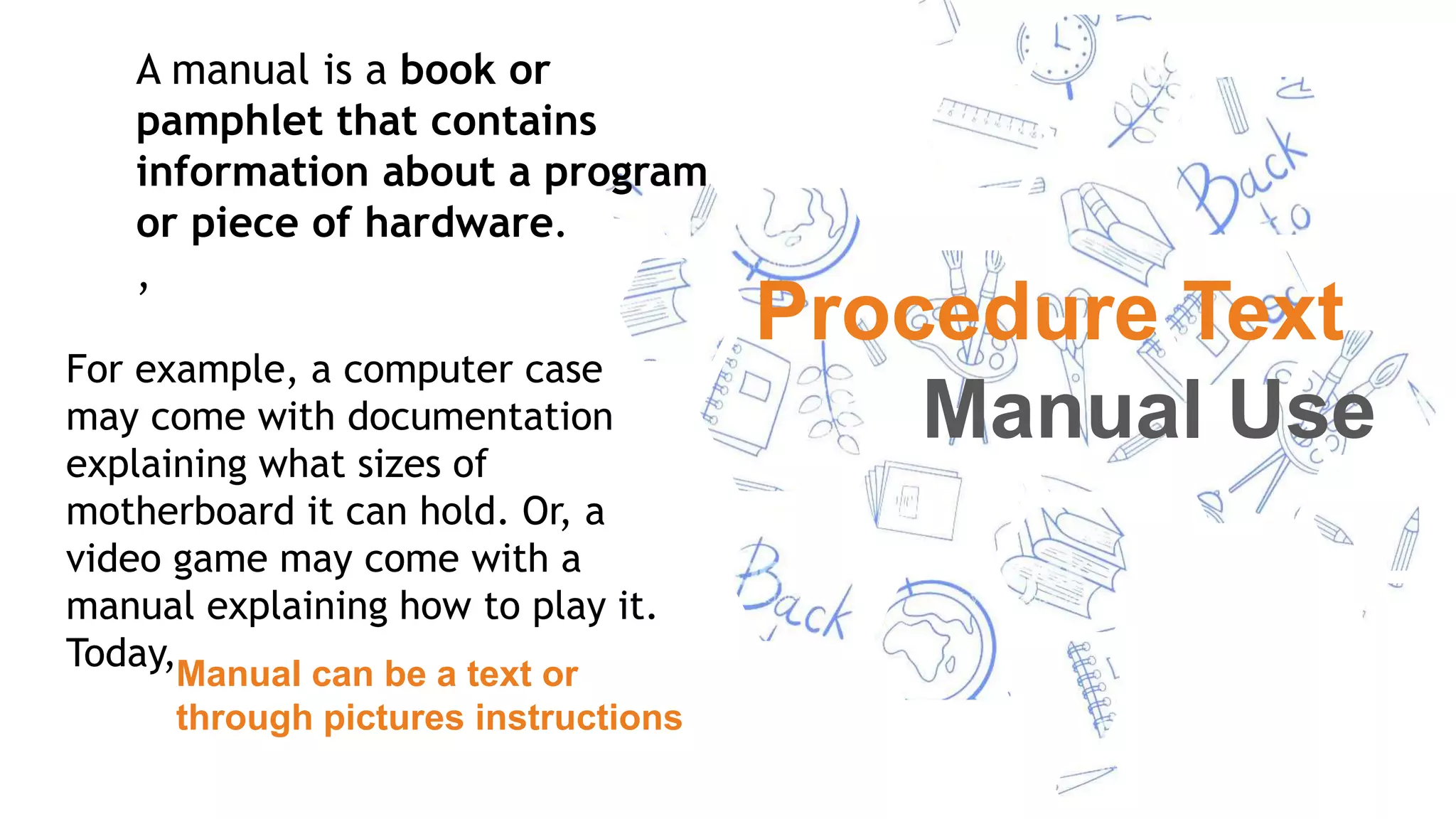 Steam-Manual Use_Procedure Text.pptx | Free Download