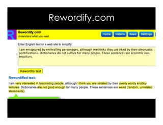 Rewordify.com
 
