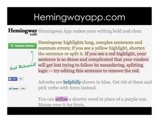 Hemingwayapp.com
 
