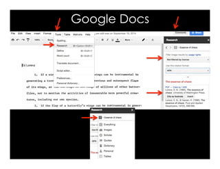 Google Docs
 