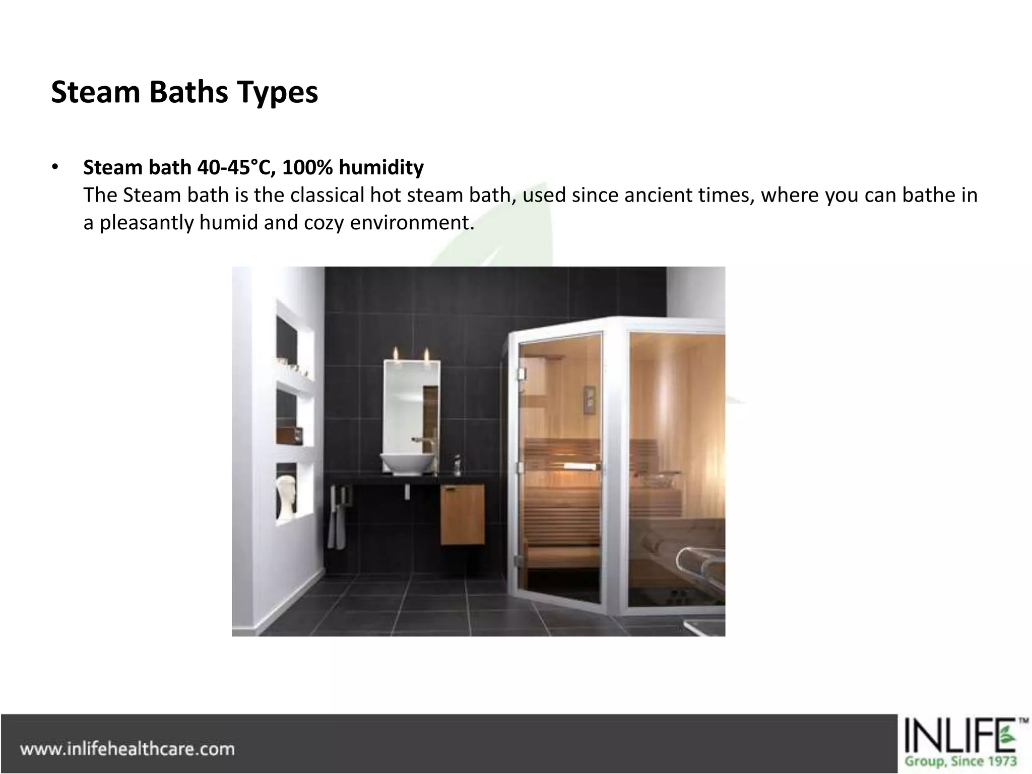 Steam Bath Advantages and Disadvantages | PPTX | Bath and Shower ...