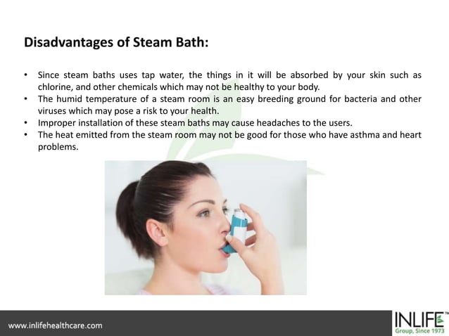 Steam Bath Advantages and Disadvantages | PPTX | Bath and Shower ...