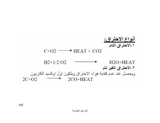 ‫اﻟﺒﺨﺎرﯾﺔ‬ ‫اﻟﻤﺮاﺟﻞ‬
102
 